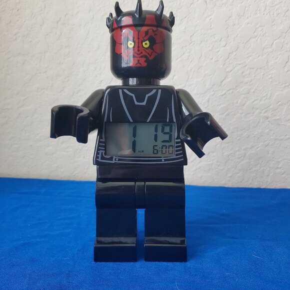 LEGO Star Wars: Darth Maul Alarm Clock (works!) - Picture 1 of 6